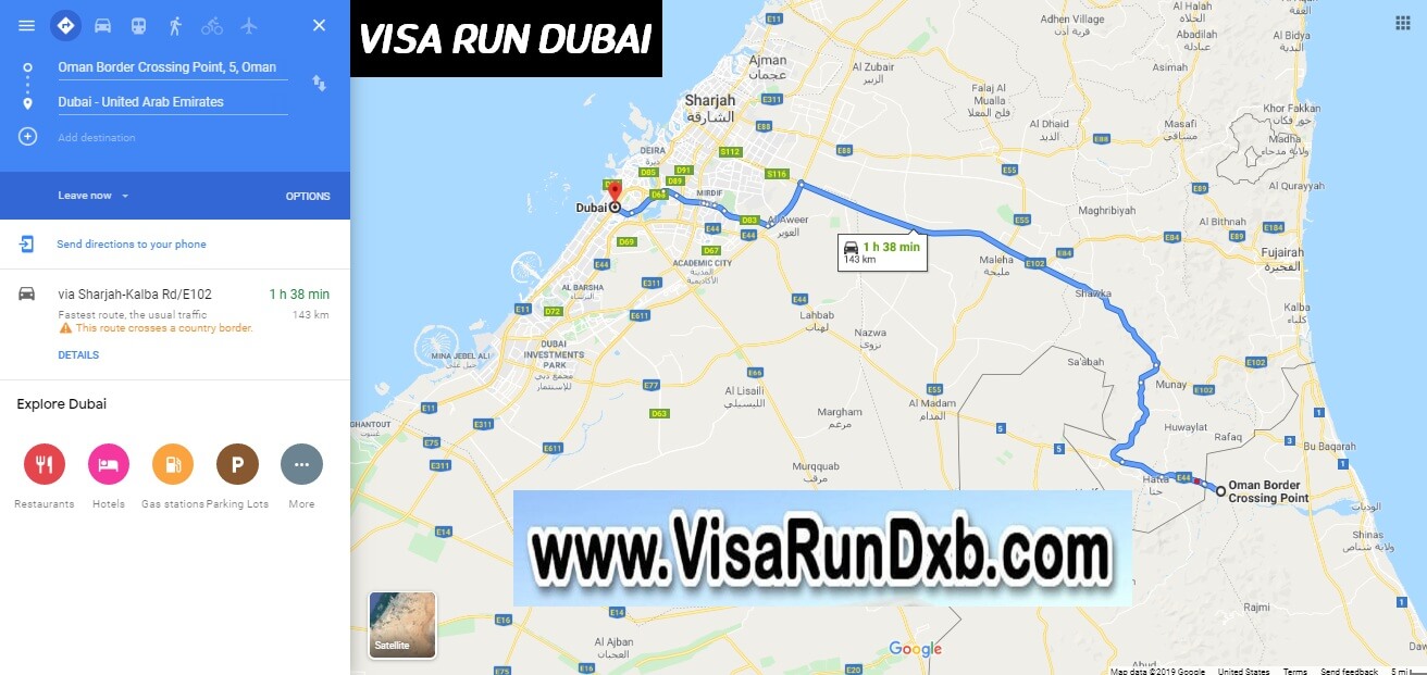 Visa Run Dubai